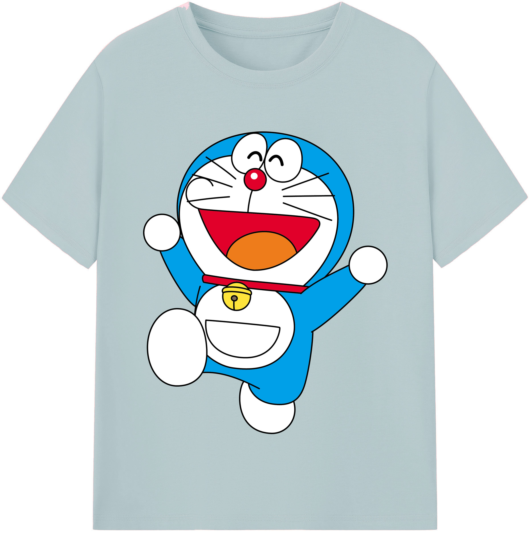 （画像用） ドラえもん Doraemon 綿100％半袖Tシャツ（フロントプリント）
